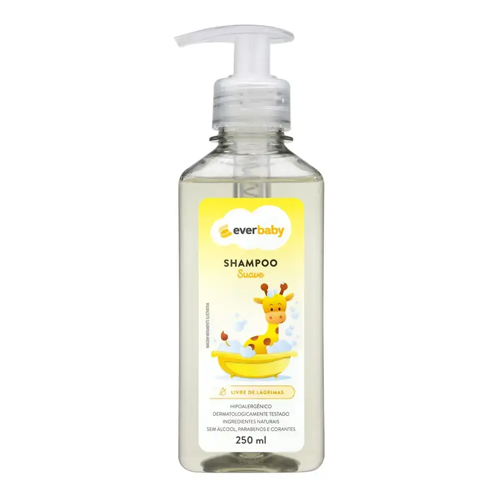 Shampoo Infantil Ever Baby Suave 250ml