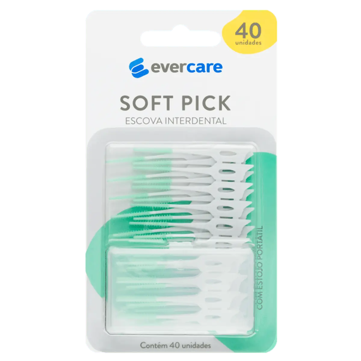 Escova Interdental Ever Care Soft Pick 40 Unidades