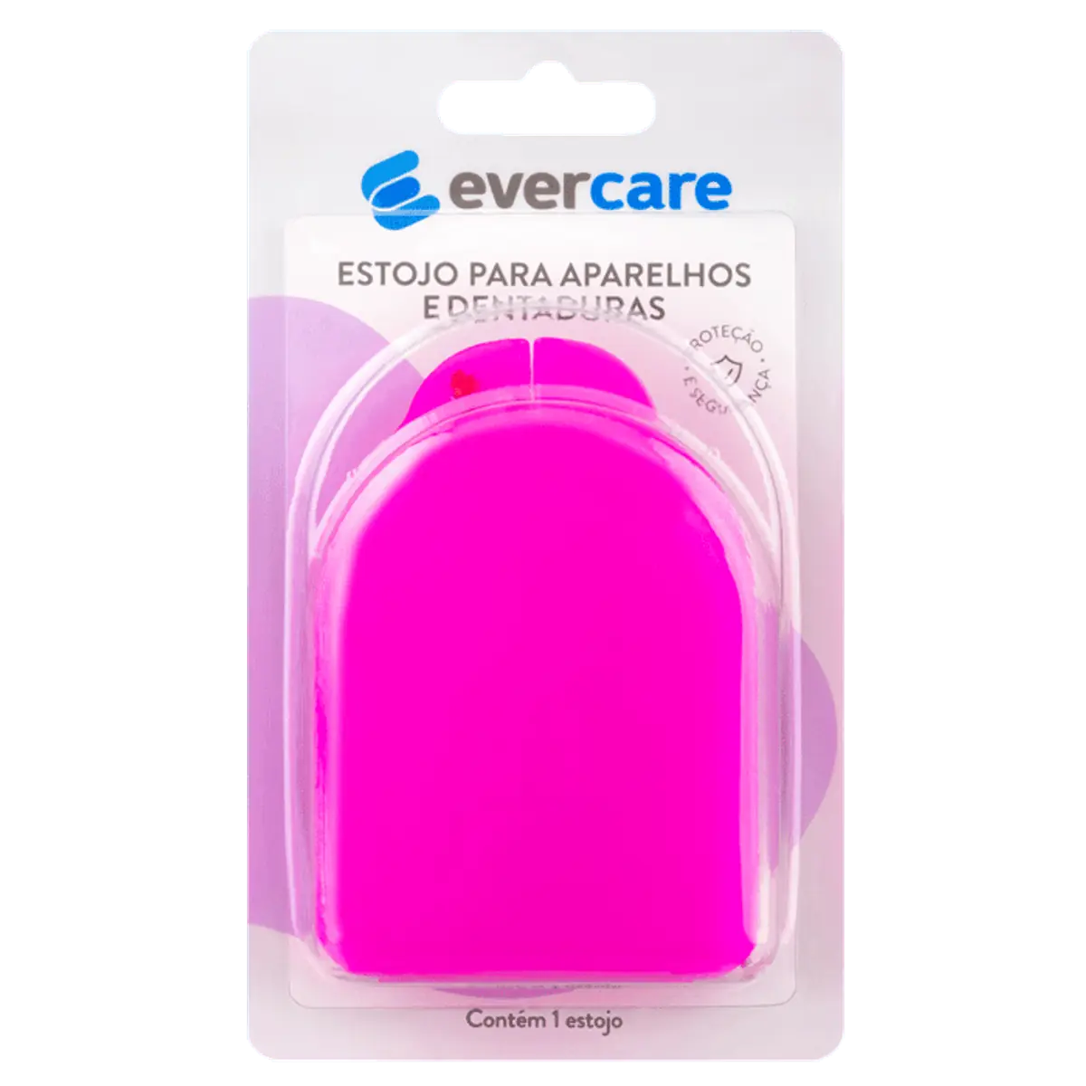 Estojo Para Aparelho E Dentadura Ever Care 1 Unidade