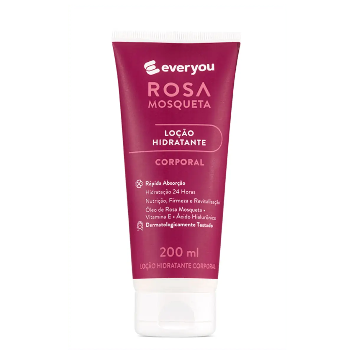 Loção Hidratante Corporal Ever You Rosa Mosqueta 200ml