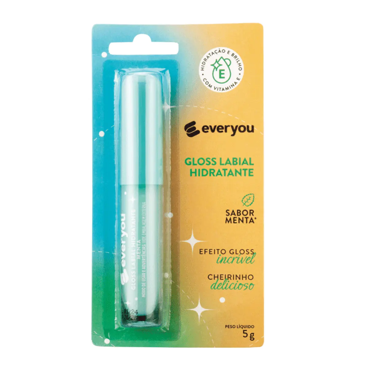 Gloss Hidratante Labial Ever You Menta 5ml