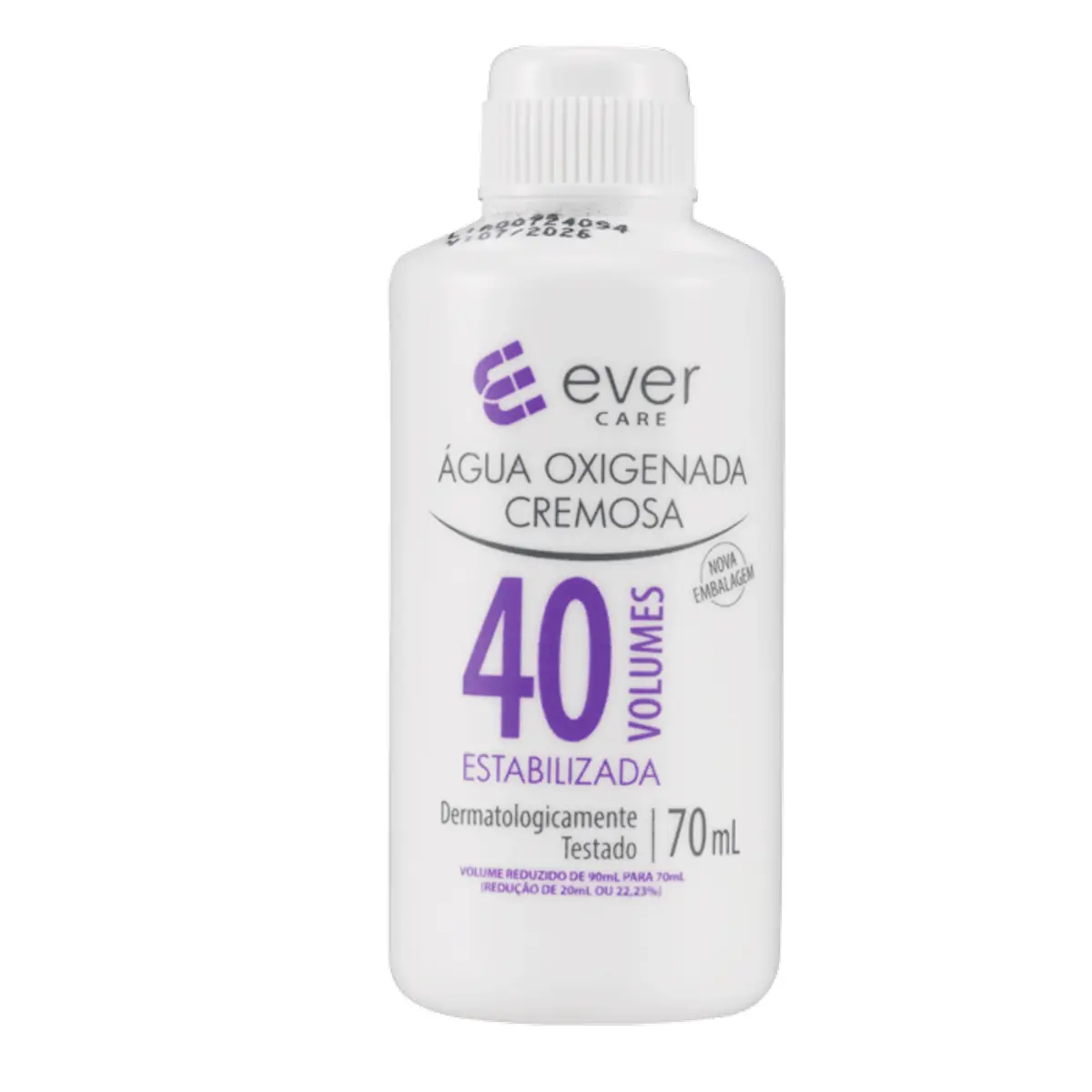 Água Oxigenada Cremosa Ever Care 40 Volumes 70ml