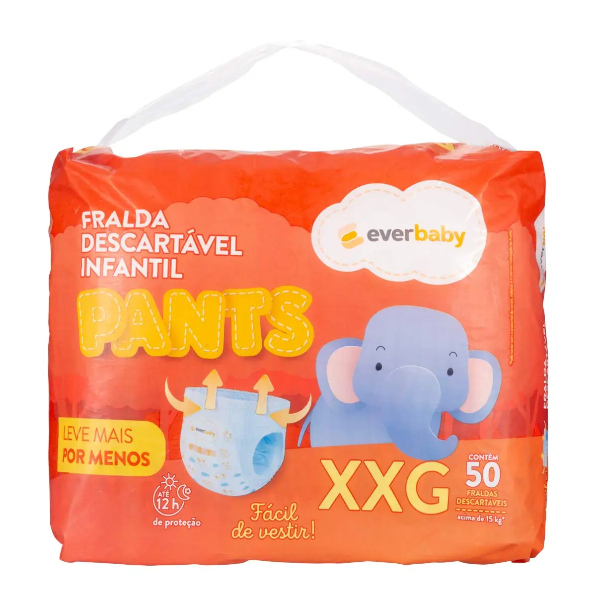 Fralda Ever Baby Pants XXG 50 Unidades