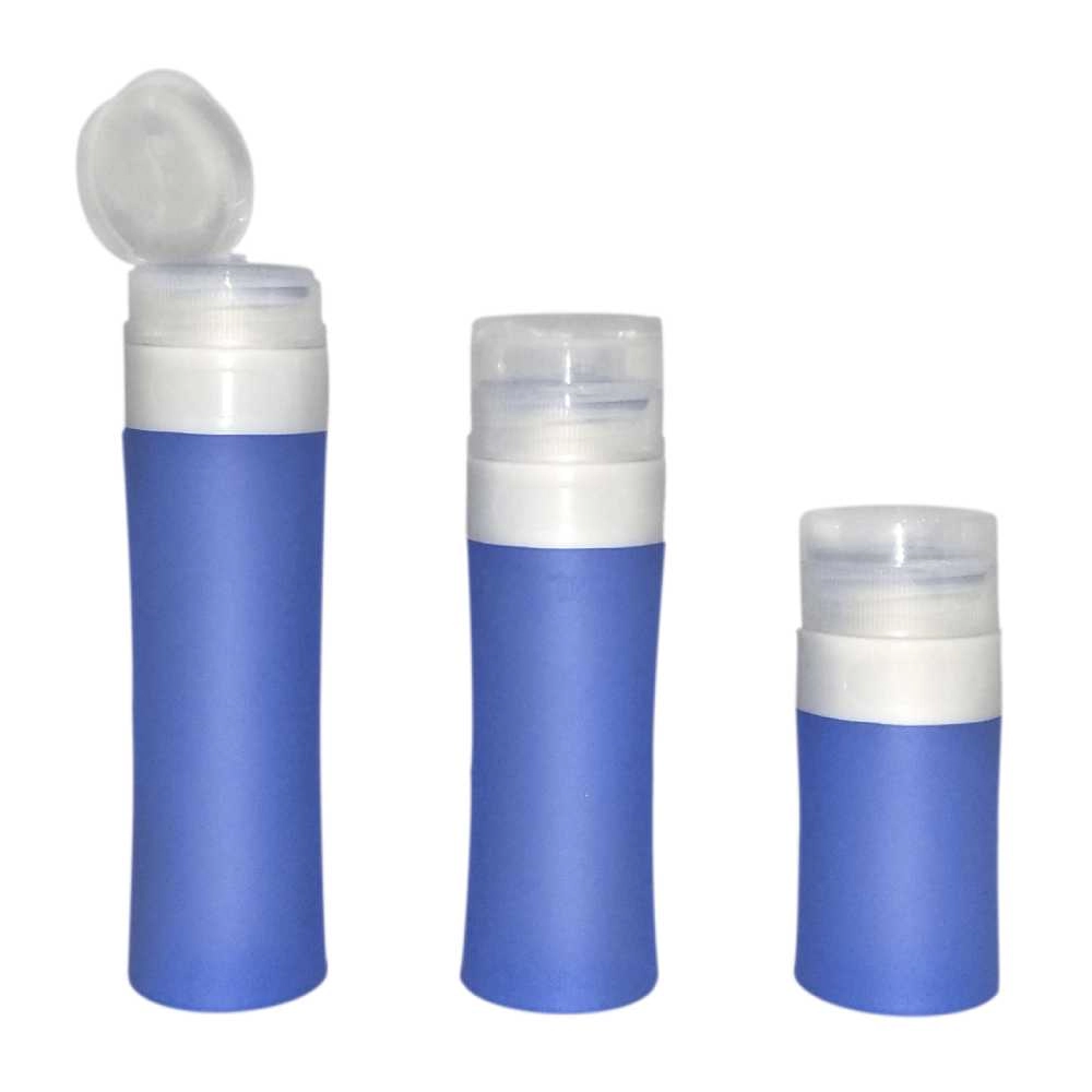 Kit Viagem/banho Livvi Beauty Silicone 30/60/80ml 1un
