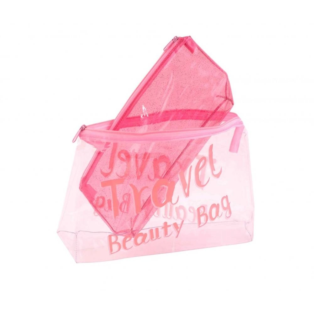 Lb Necessaire Dupla Rosa