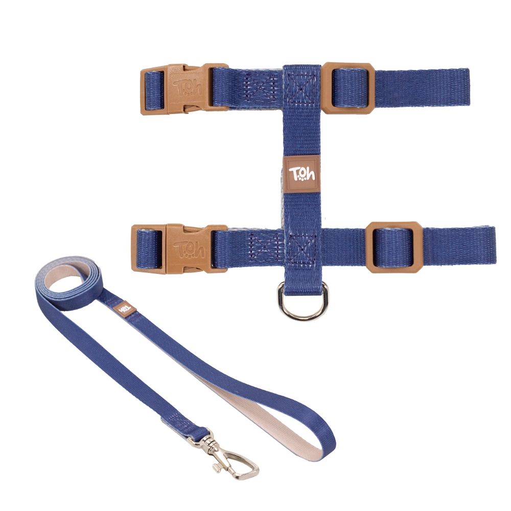Conjunto Toh Peitoral H De Gato U Marinho Caqui