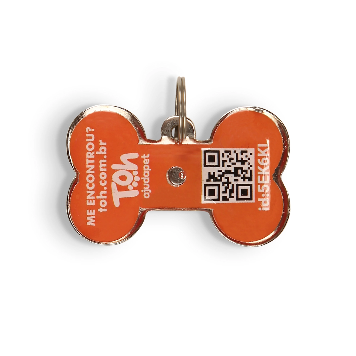 Toh Pingente Qr Code Osso G Laranja