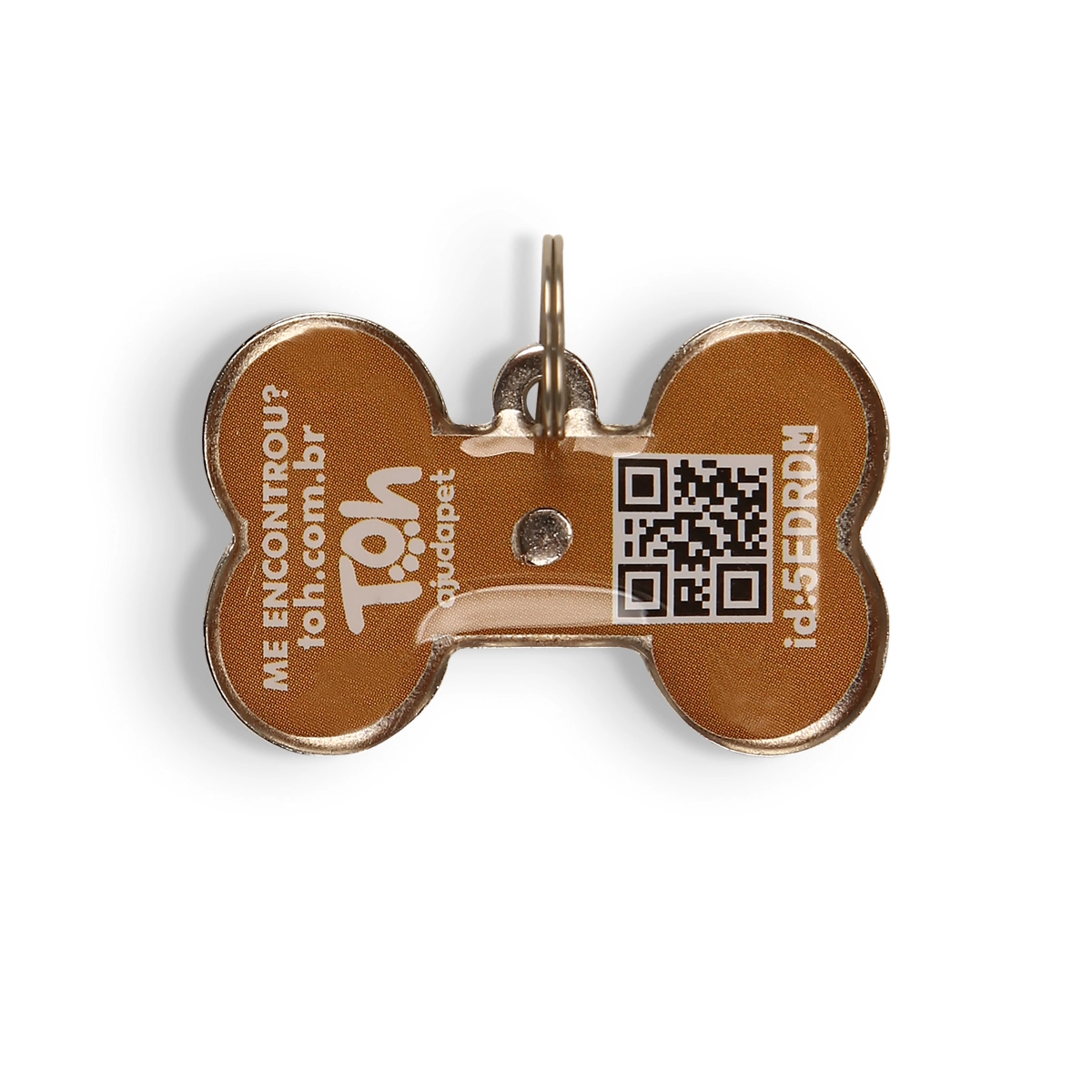 Toh Pingente Qr Code Osso G Bege