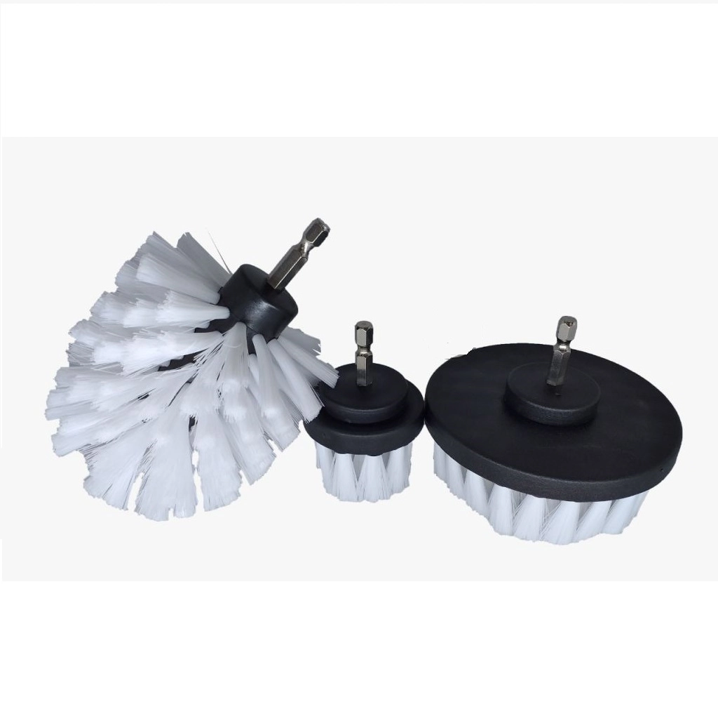 Kit 3 Escovas Macias De Limpeza Para Furadeira 0752013957