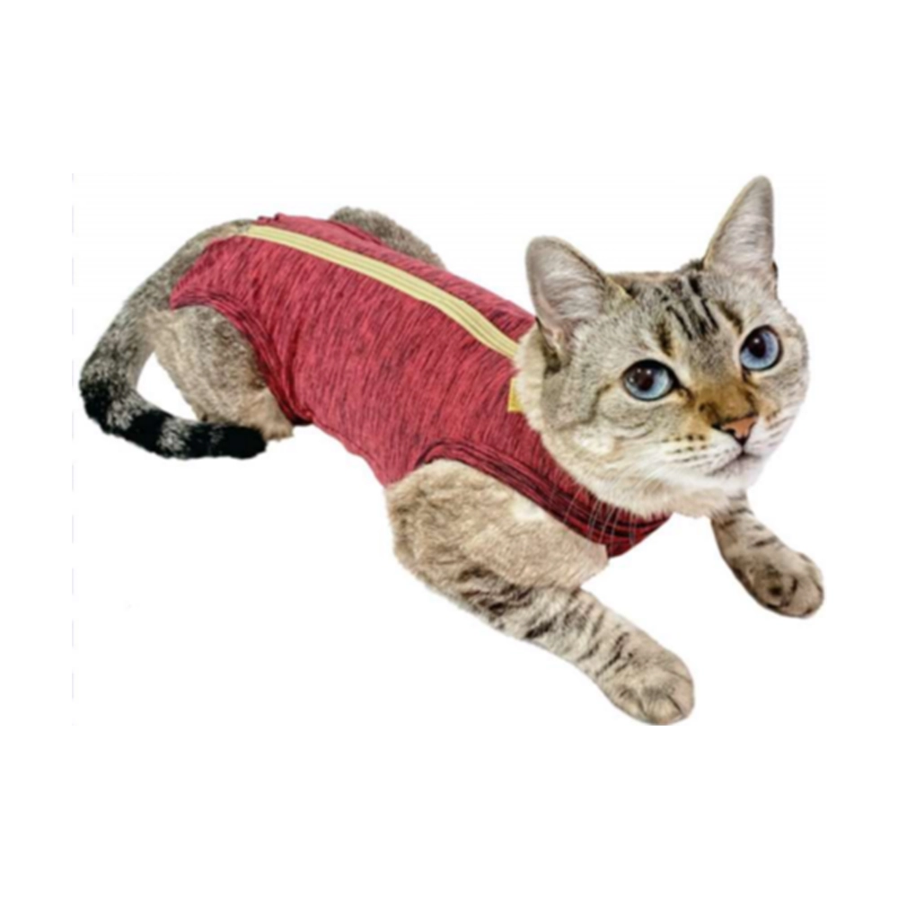 Roupa Pós Castração Pet Med Para Gatos Duo Dry Rosa Tamanho 3