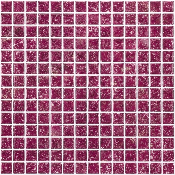 Pastilhas Adesivas Resinadas Quadrada (glitter Pink)