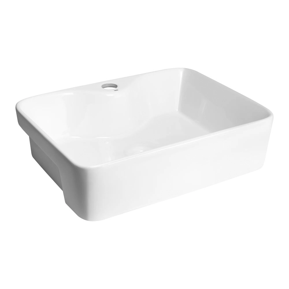 Cuba De Louça Semi Encaixe Retangular 48 Cm (sicília)