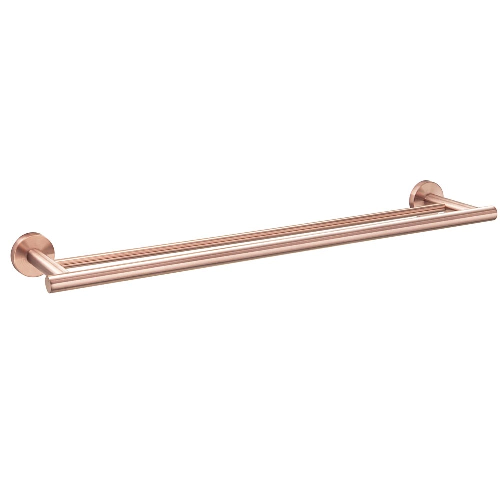 Porta Toalhas Duplo Inox (tarsila Rosé Gold)