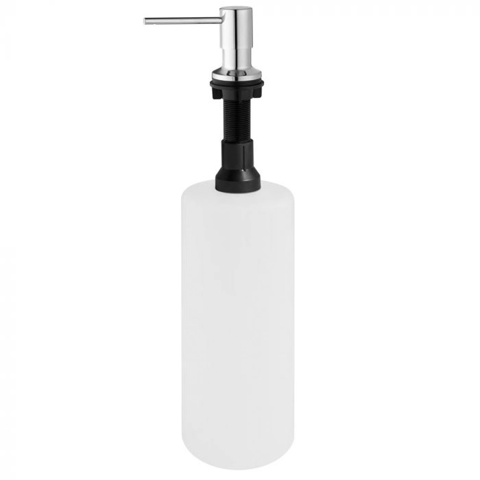Dosador Para Detergente Embutido Inox 1000 Ml (flat Cromado)