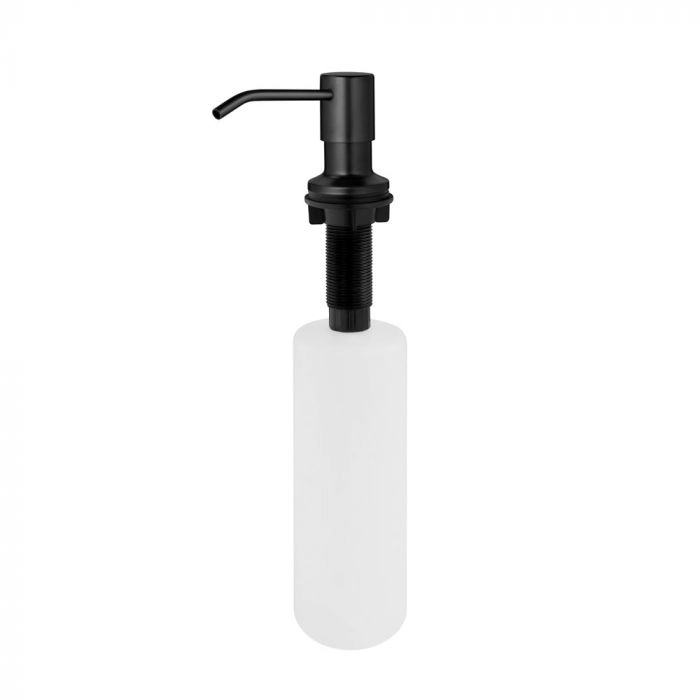 Dosador Para Detergente Embutido Inox 500 Ml (basic Preto Fosco)