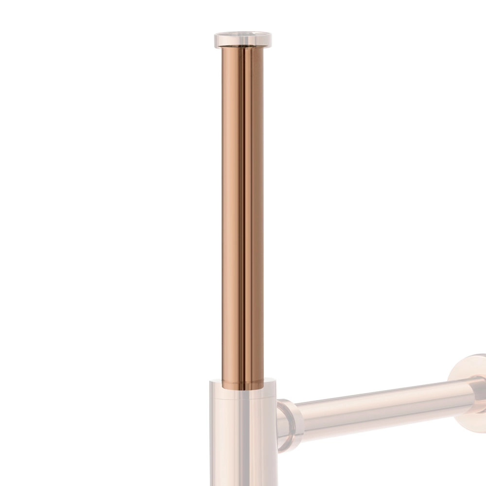 Prolongador De Sifão Metálico Para Banheiro (line Rosé Gold)
