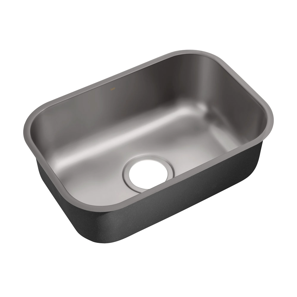 Cuba De Cozinha Inox Retangular 50x34 Cm (fuji cinza Fosca)
