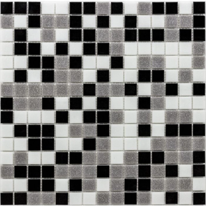 Kit 20 Placas - Pastilhas De Vidro Pigmentado Petróleo