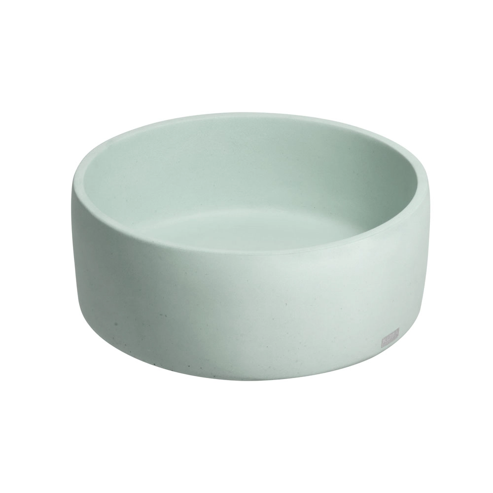 Cuba De Banheiro Concreto Apoio Redonda 35 Cm (small Acqua)