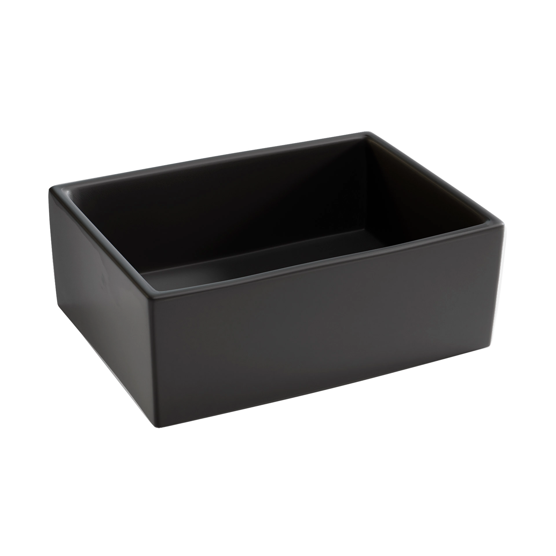Cuba Fazenda De Cozinha Louça Retangular 55x41 Cm (amalfi Preta)