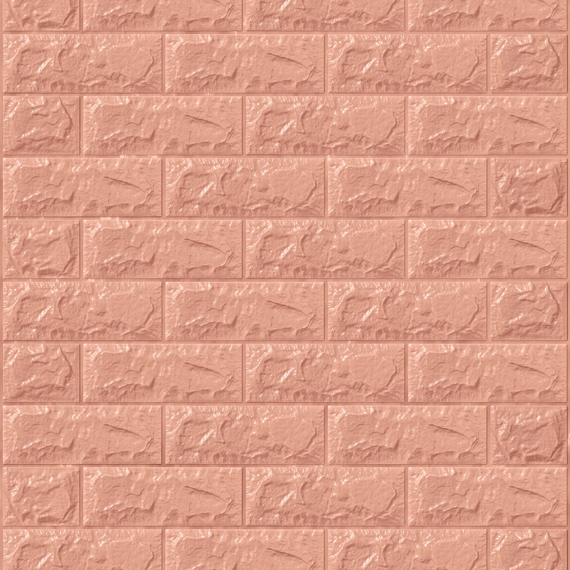Painel 3d Tijolo Adesivo 70x77x0,5 Cm (terracota)