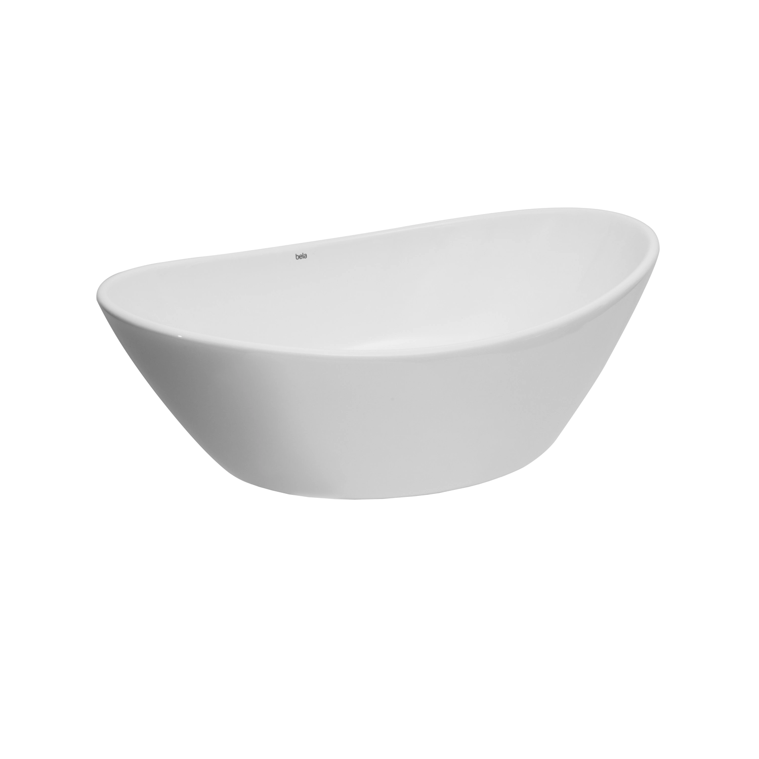 Cuba De Banheiro Louça Apoio Oval 45 Cm (verona Branca)