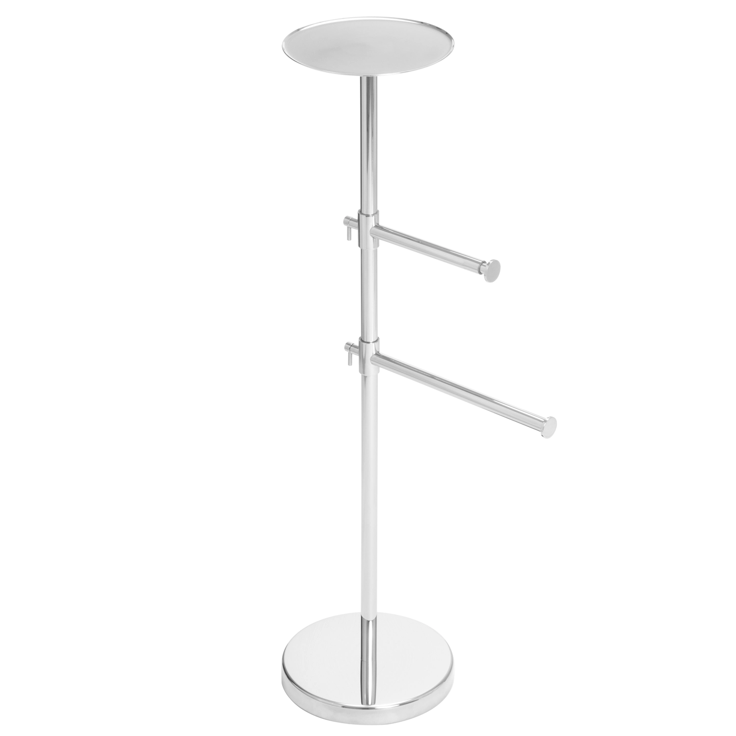 Toalheiro De Piso Em Inox (donatello Cromado)