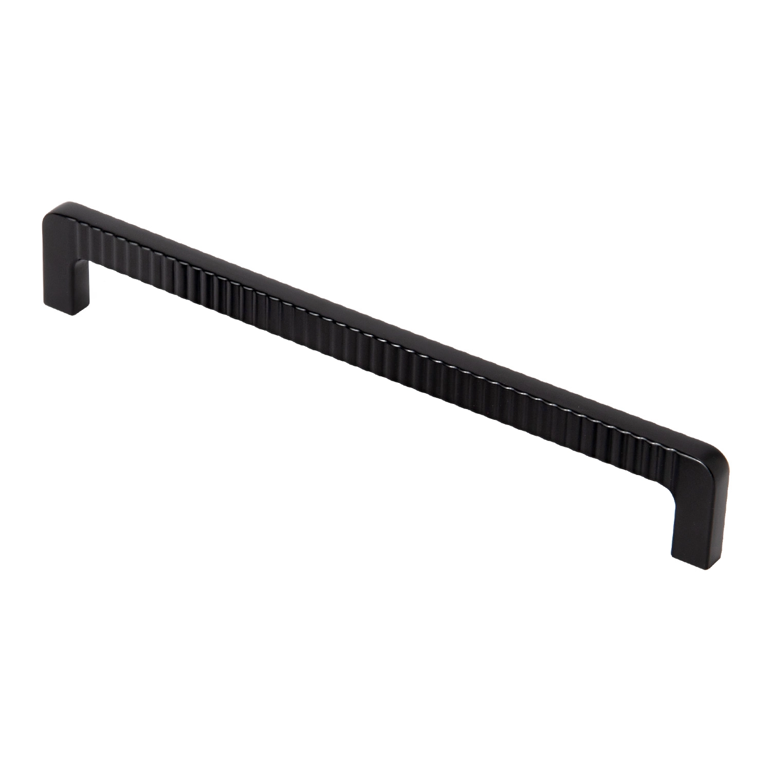 Puxador Para Móvel Alça Sobrepor 192 Mm Zamac (petra Preto Fosco)