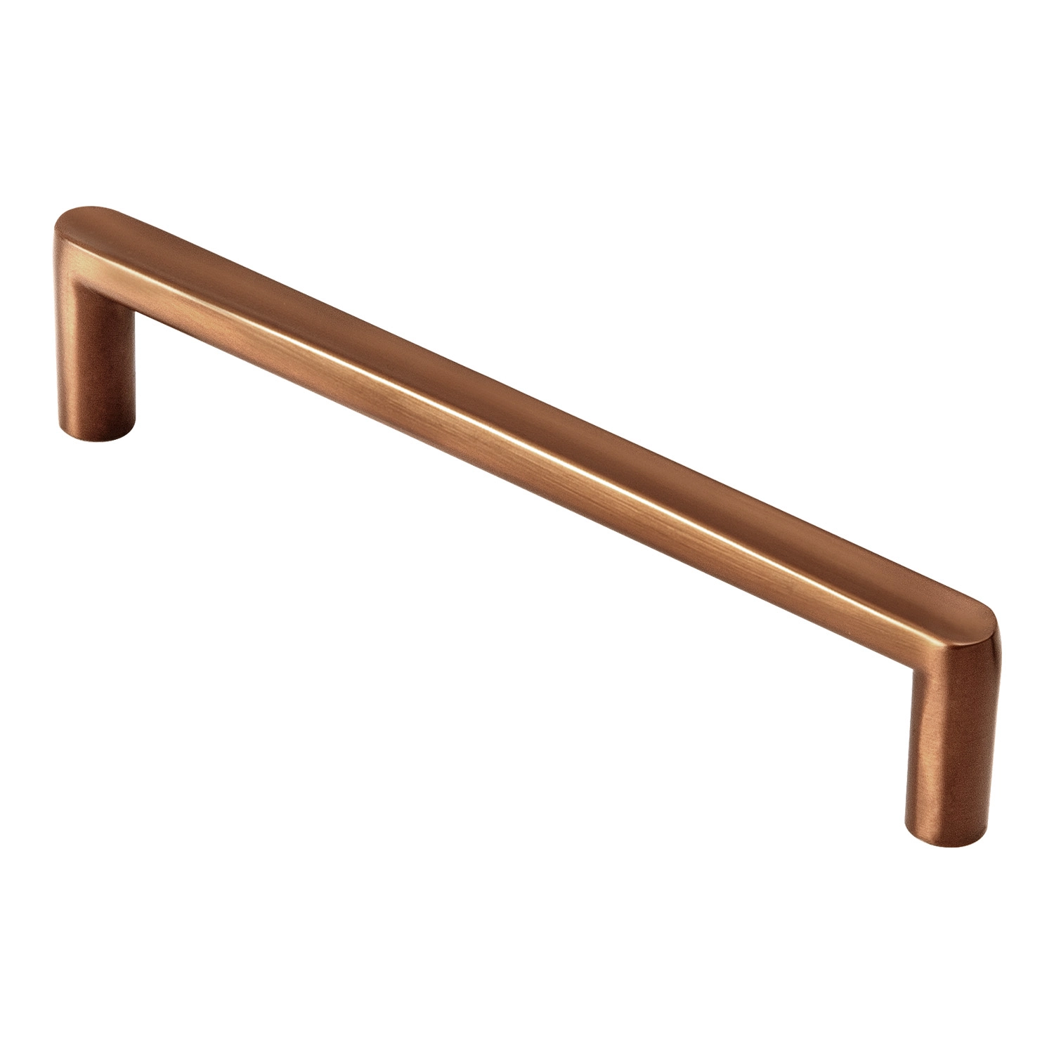 Puxador Para Móvel Alça Sobrepor 128 Mm Zamac (cartago Rosé Gold Fosco)