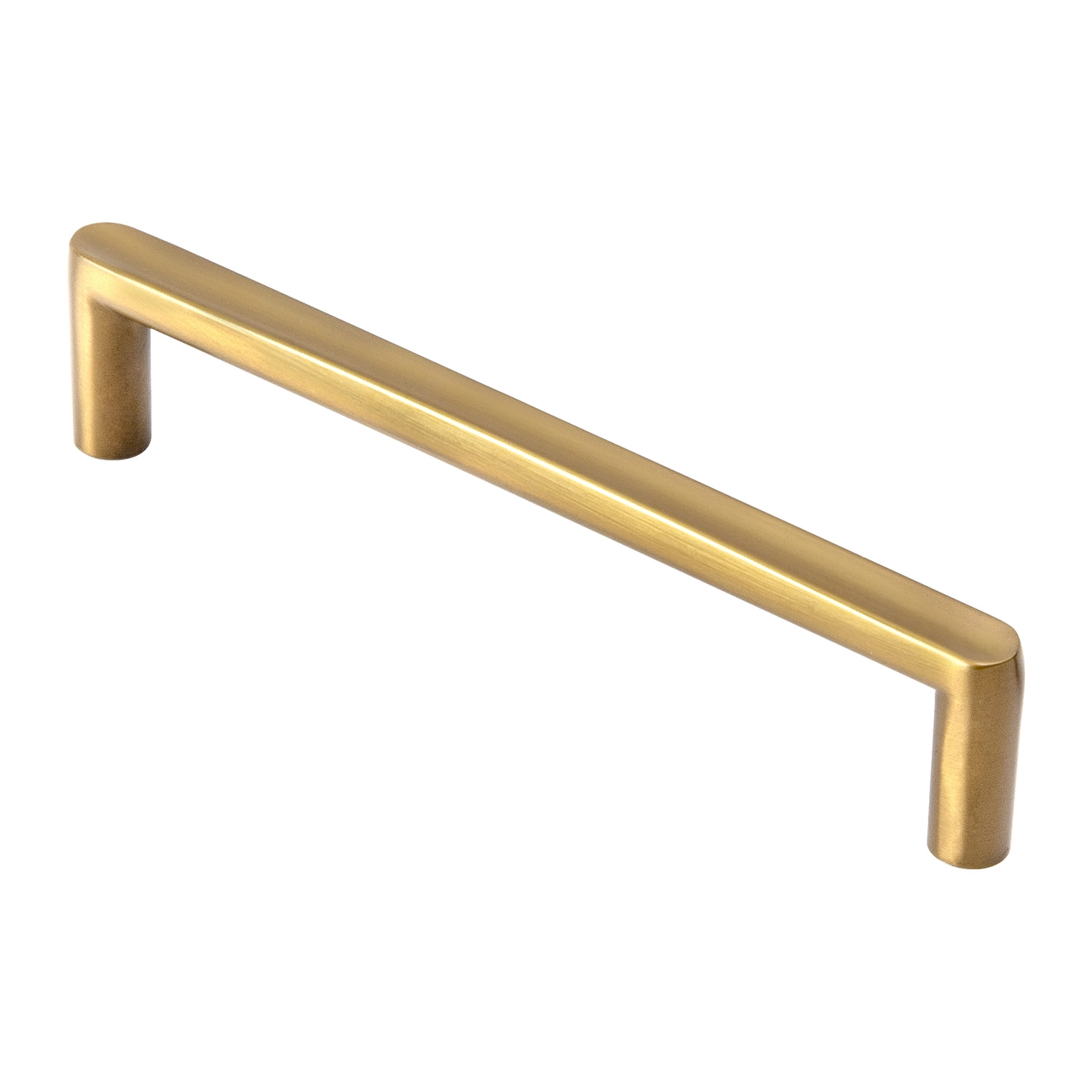 Puxador Para Móvel Alça Sobrepor 128 Mm Zamac (cartago Dourado Fosco)