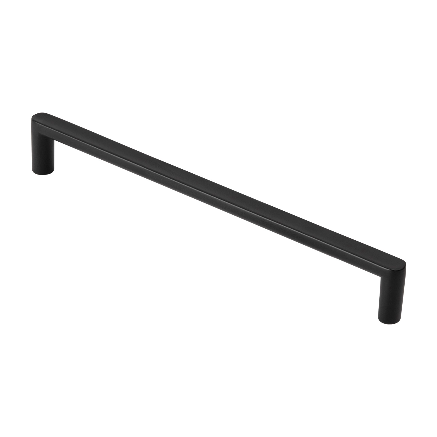 Puxador Para Móvel Alça Sobrepor 192 Mm Zamac (cartago Preto Fosco)
