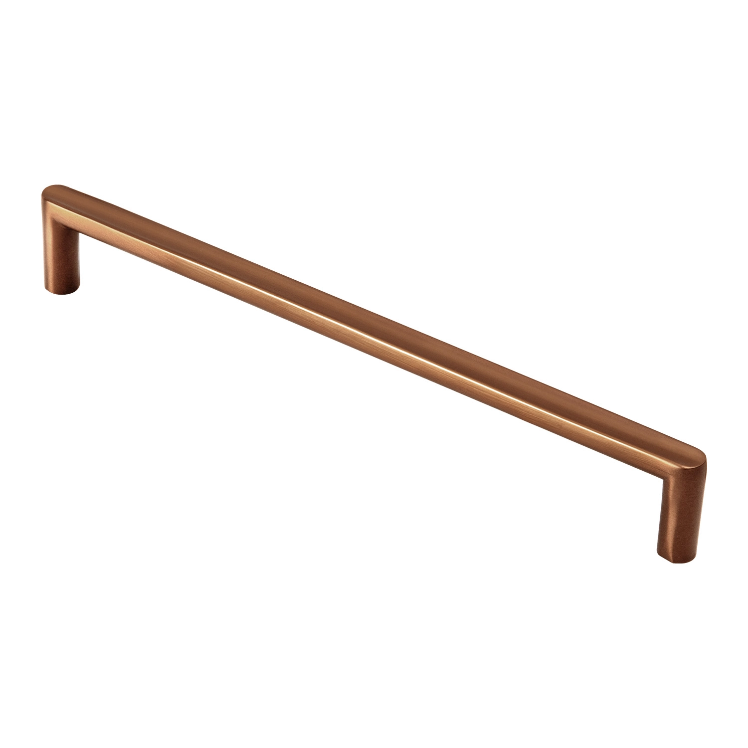Puxador Para Móvel Alça Sobrepor 192 Mm Zamac (cartago Rosé Gold Fosco)