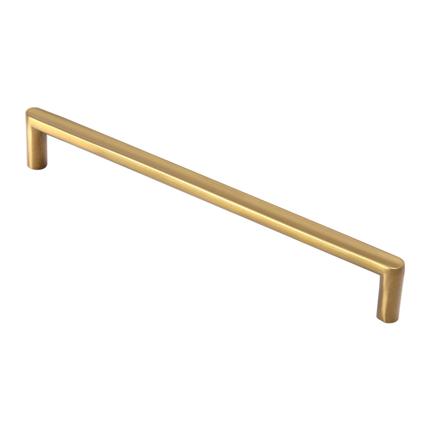 Puxador Para Móvel Alça Sobrepor 192 Mm Zamac (cartago Dourado Fosco)