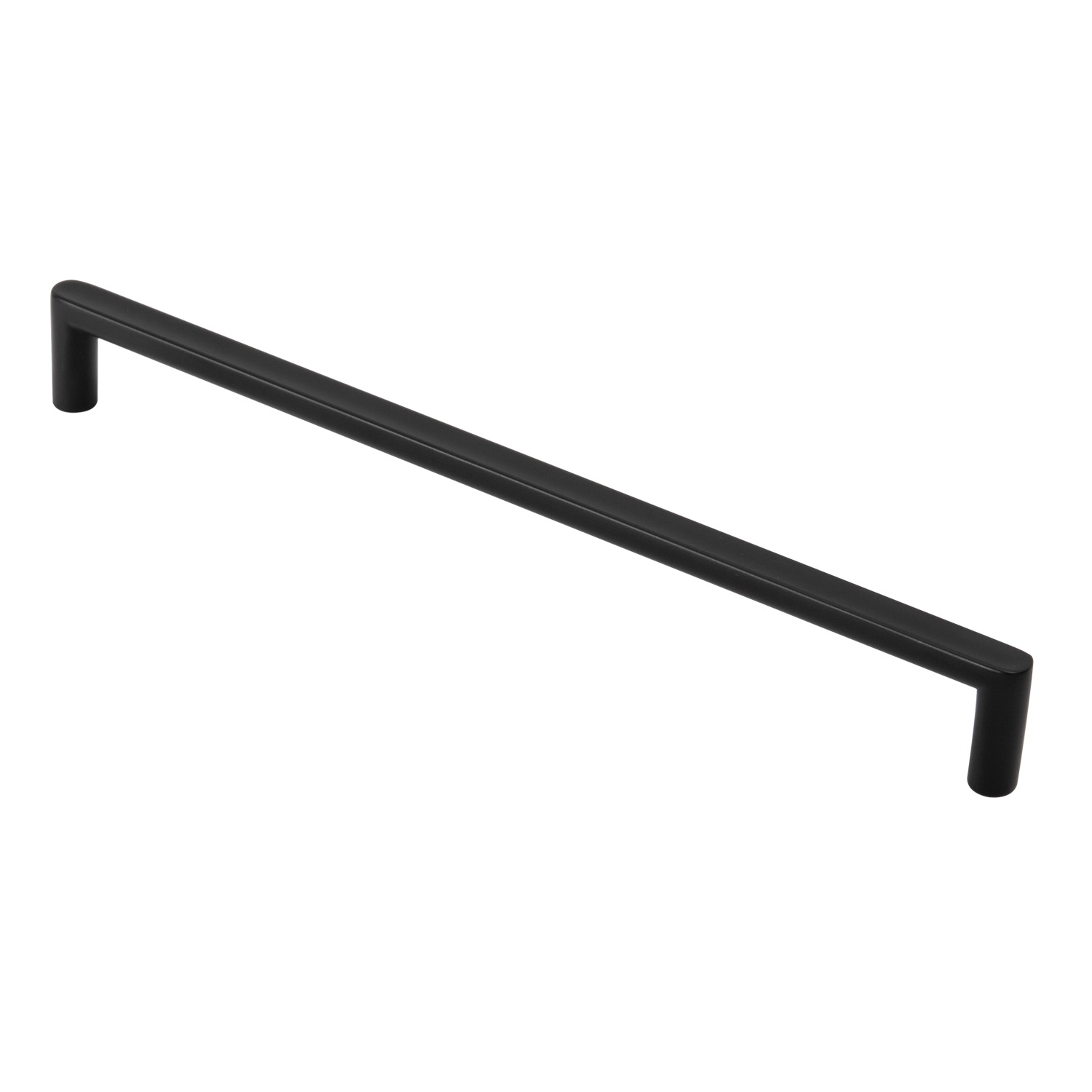 Puxador Para Móvel Alça Sobrepor 224 Mm Zamac (cartago Preto Fosco)