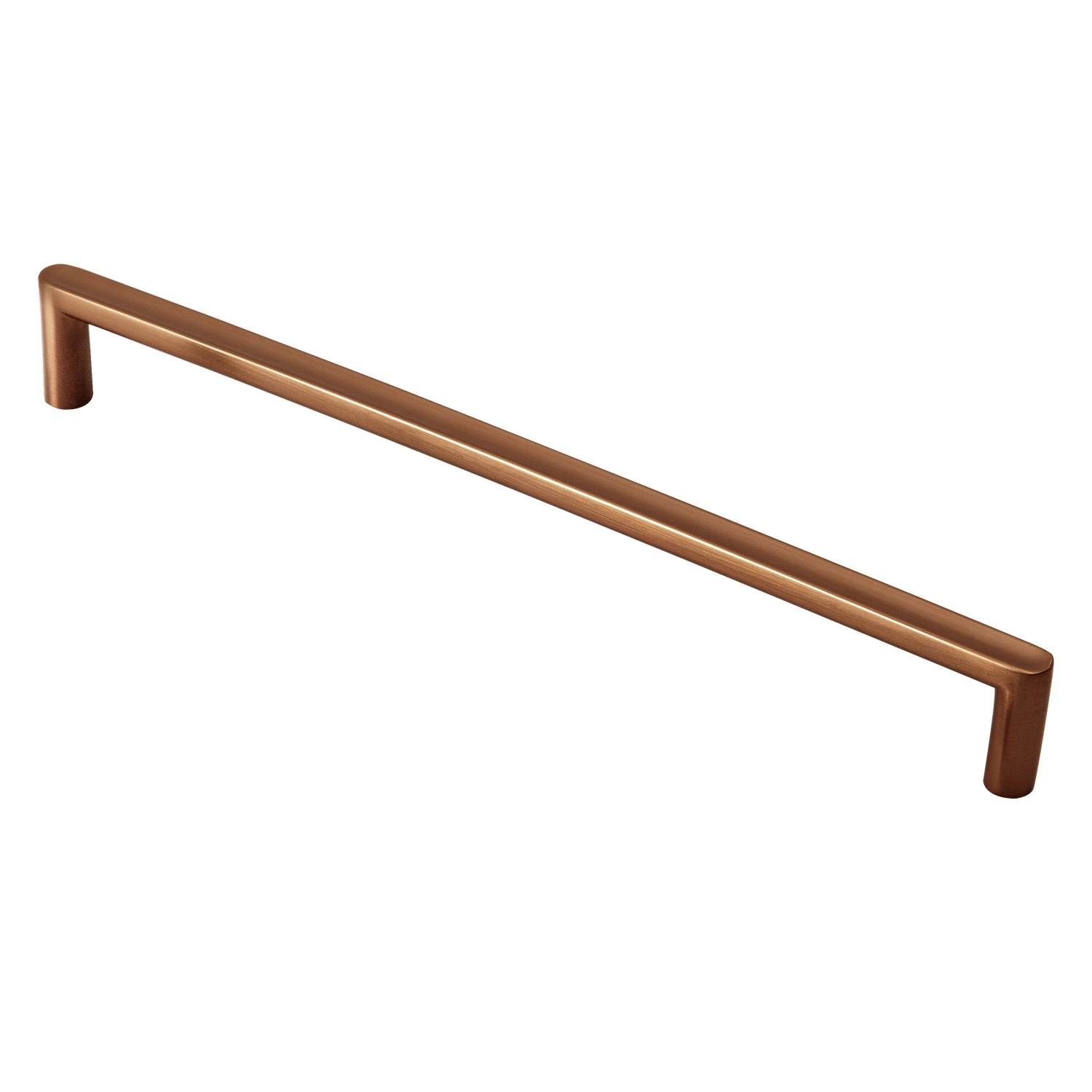 Puxador Para Móvel Alça Sobrepor 224 Mm Zamac (cartago Rosé Gold Fosco)