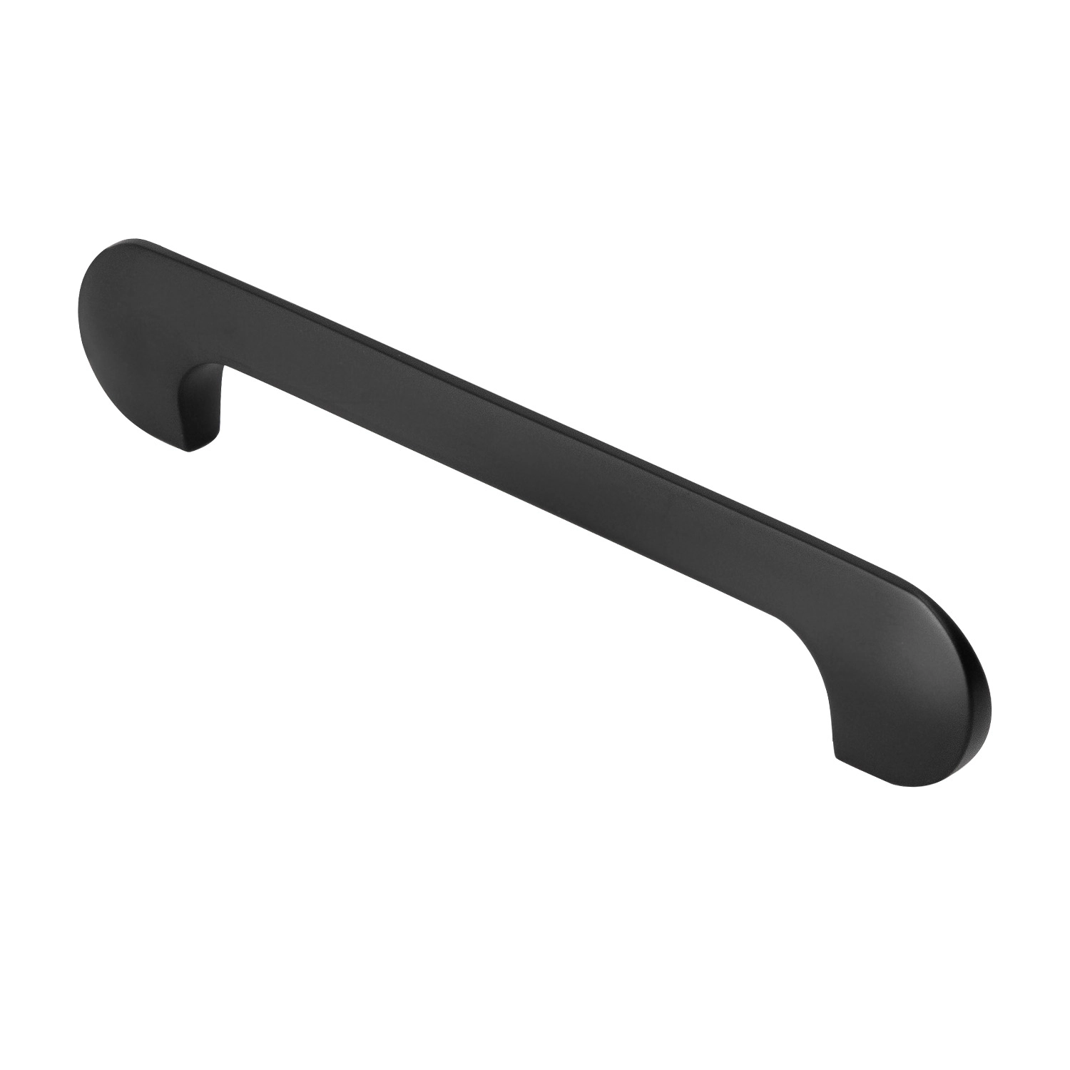 Puxador Para Móvel Alça Sobrepor 128 Mm Zamac (pompeia Preto Fosco)