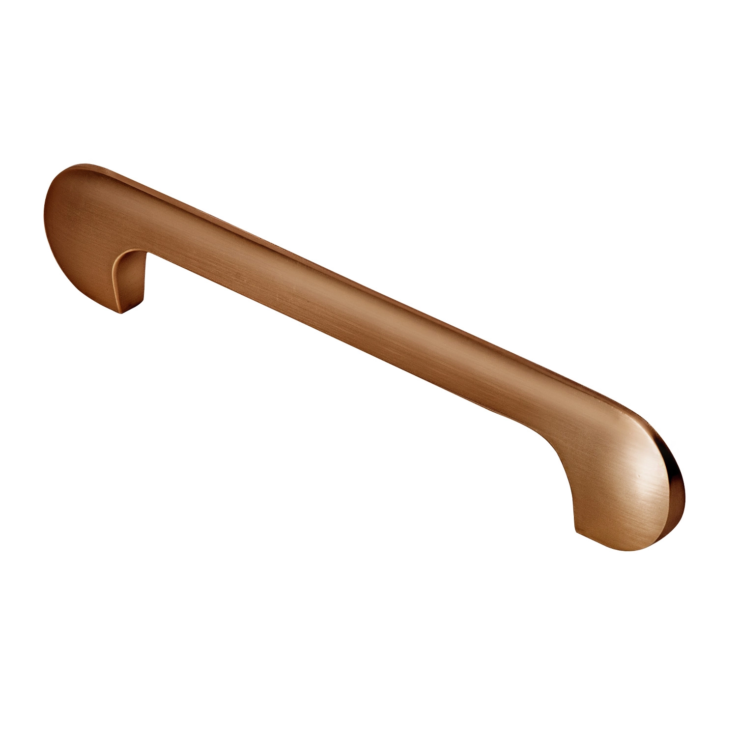 Puxador Para Móvel Alça Sobrepor 128 Mm Zamac (pompeia Rosé Gold Fosco)