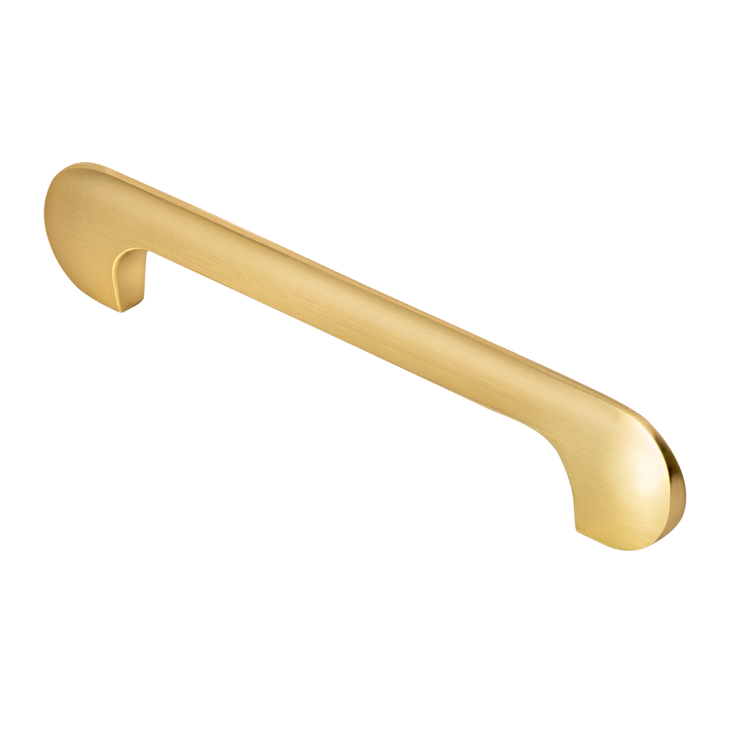 Puxador Para Móvel Alça Sobrepor 128 Mm Zamac (pompeia Dourado Fosco)