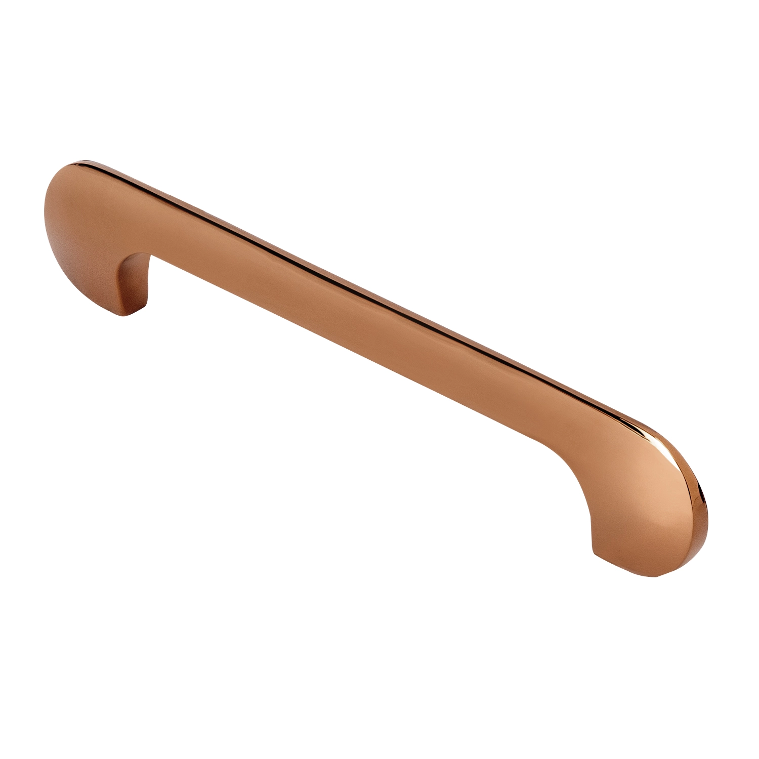 Puxador Para Móvel Alça Sobrepor 128 Mm Zamac (pompeia Rosé Gold)
