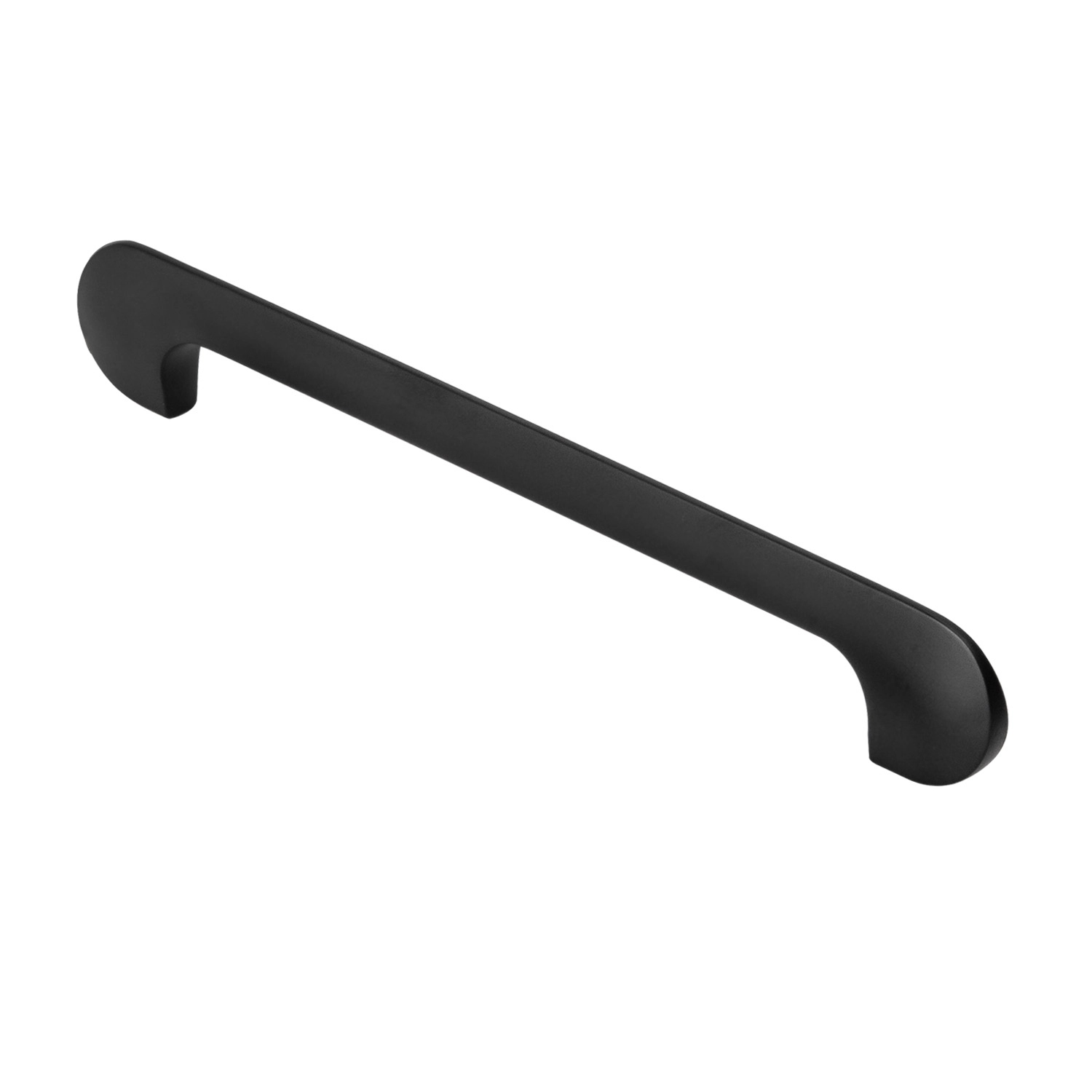 Puxador Para Móvel Alça Sobrepor 160 Mm Zamac (pompeia Preto Fosco)