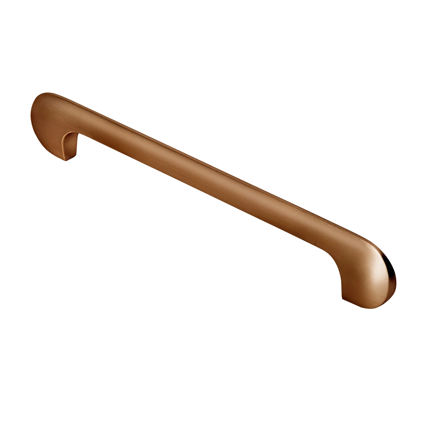 Puxador Para Móvel Alça Sobrepor 160 Mm Zamac (pompeia Rosé Gold Fosco)
