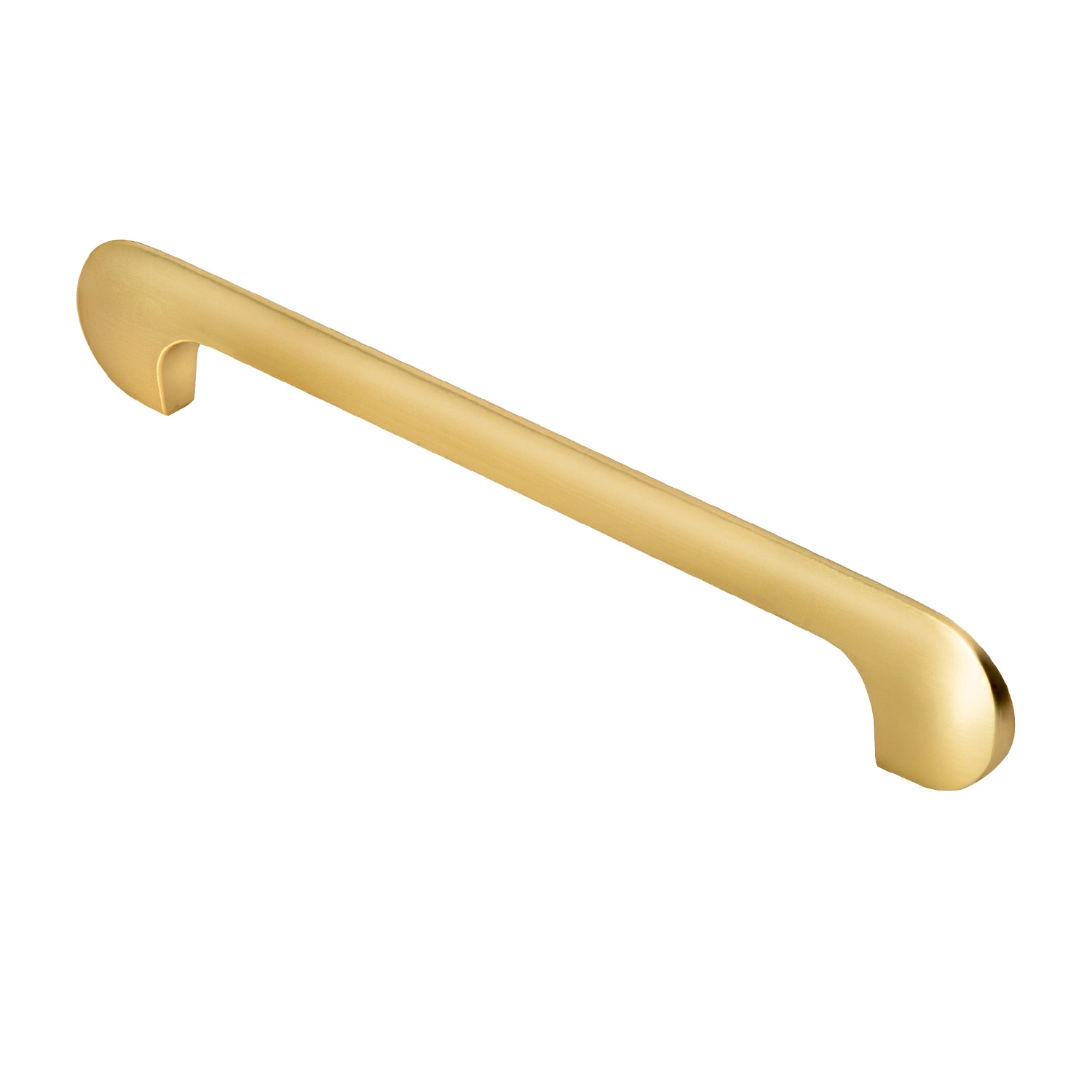 Puxador Para Móvel Alça Sobrepor 160 Mm Zamac (pompeia Dourado Fosco)