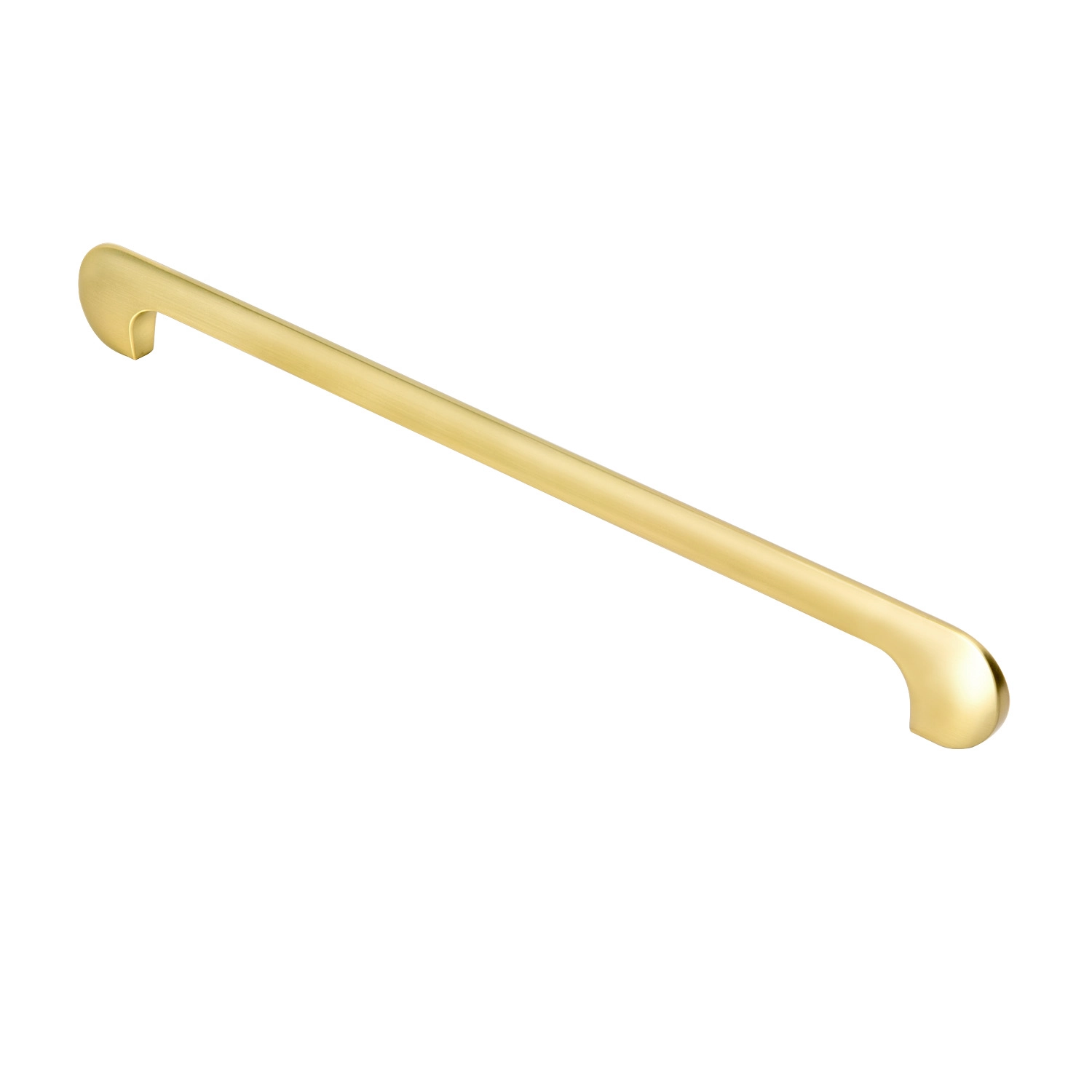Puxador Para Móvel Alça Sobrepor 256 Mm Zamac (pompeia Ouro Fosco)