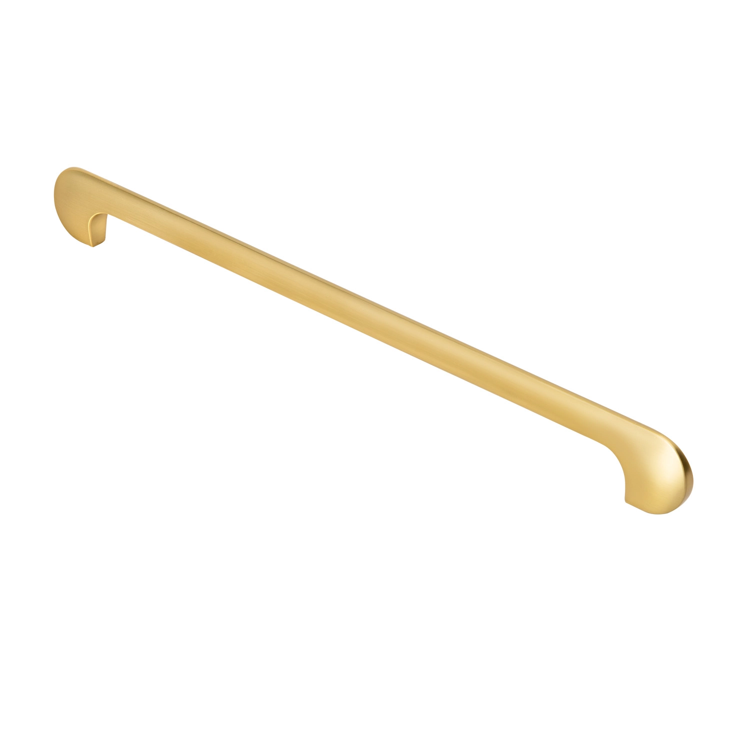 Puxador Para Móvel Alça Sobrepor 256 Mm Zamac (pompeia Dourado Fosco)