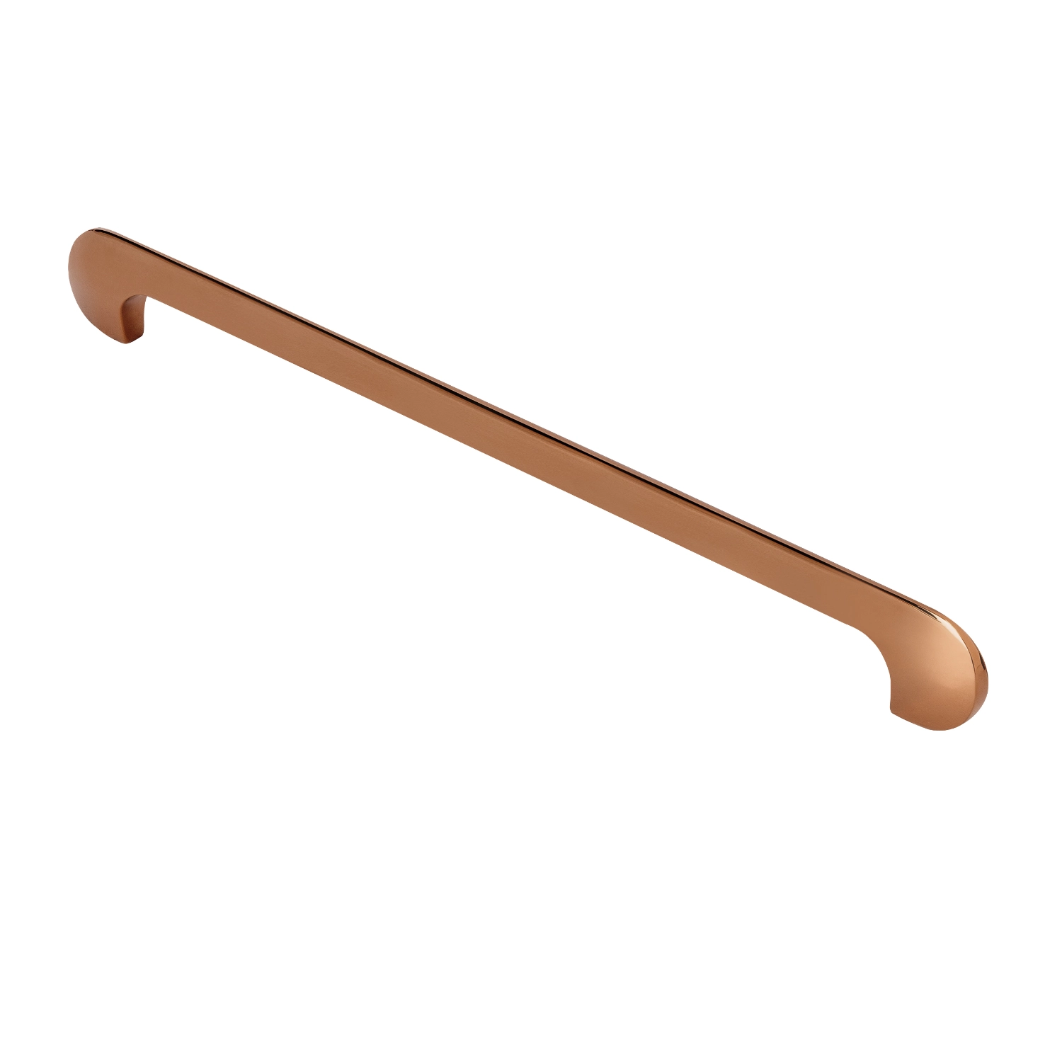 Puxador Para Móvel Alça Sobrepor 256 Mm Zamac (pompeia Rosé Gold)