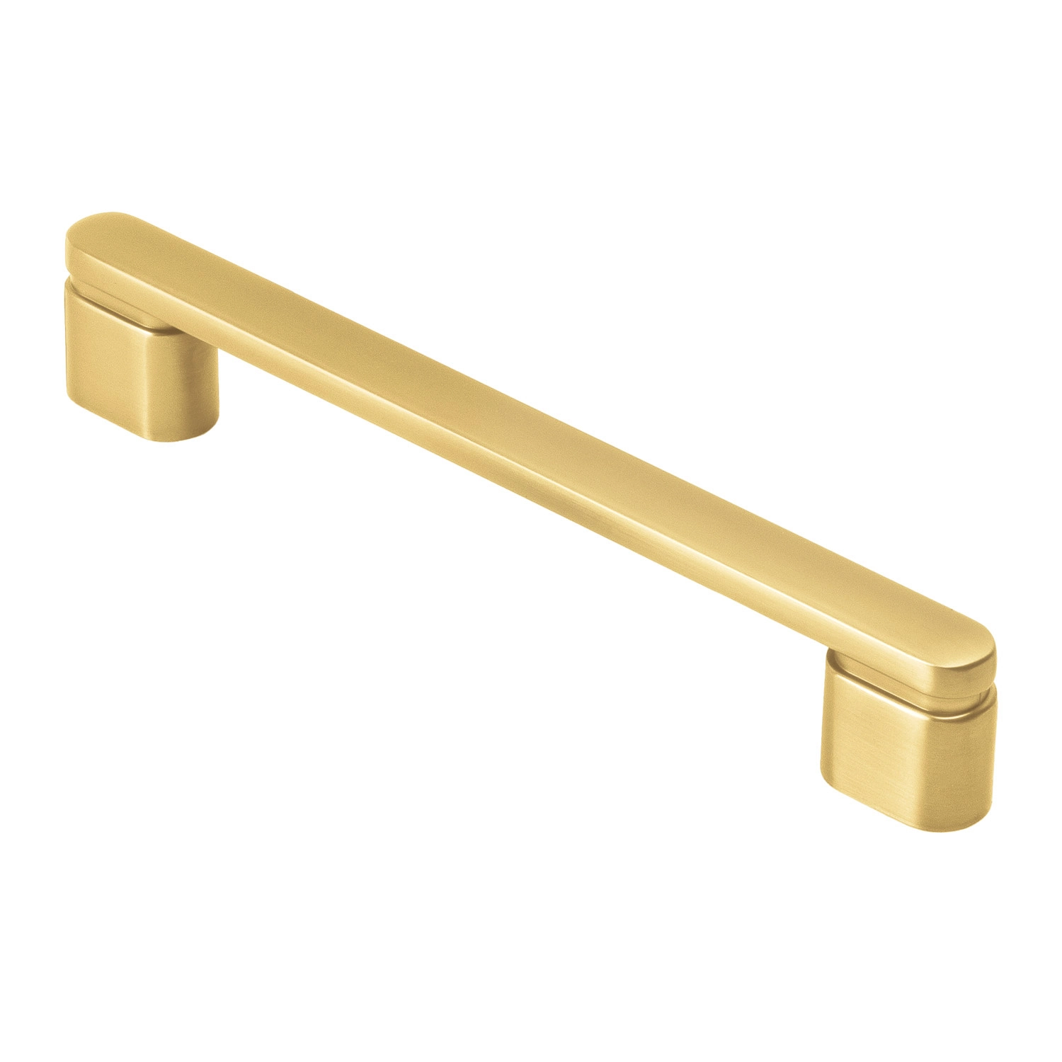 Puxador Para Móvel Alça Sobrepor 128 Mm Zamac (memphis Dourado Fosco)