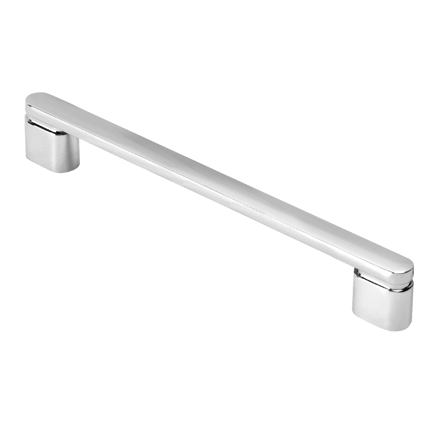 Puxador Para Móvel Alça Sobrepor 160 Mm Zamac (memphis Cromado)