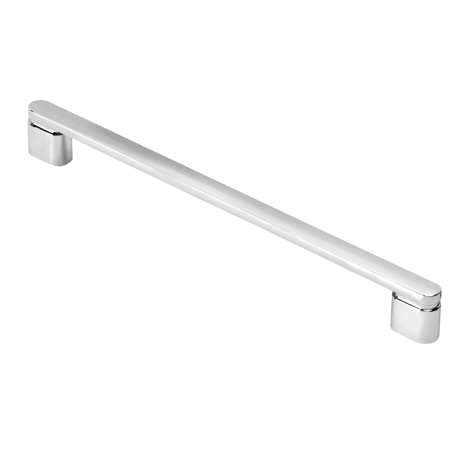 Puxador Para Móvel Alça Sobrepor 224 Mm Zamac (memphis Cromado)