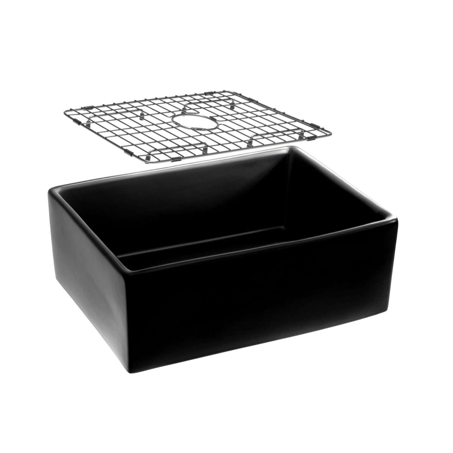 Kit Cuba Fazenda Louça Com Acessórios Preto Fosco (amalfi Preta)