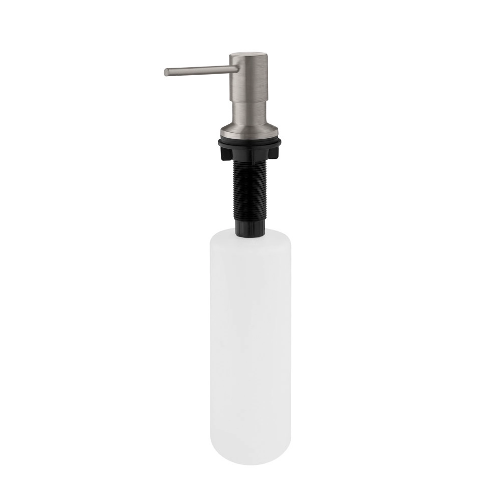 Dosador Para Detergente Embutido Inox 500 Ml (flat Escovado)